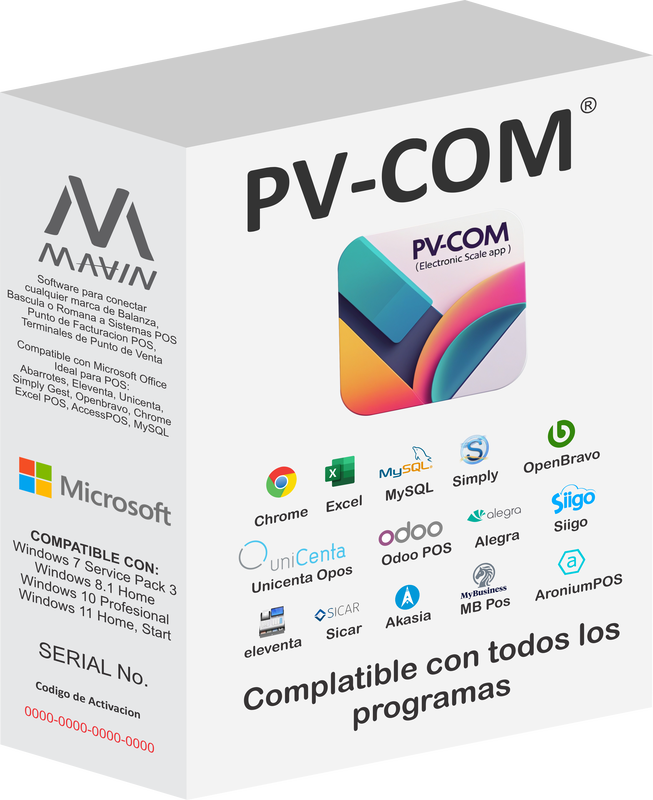 PV-COM® — Caja de producto oficial